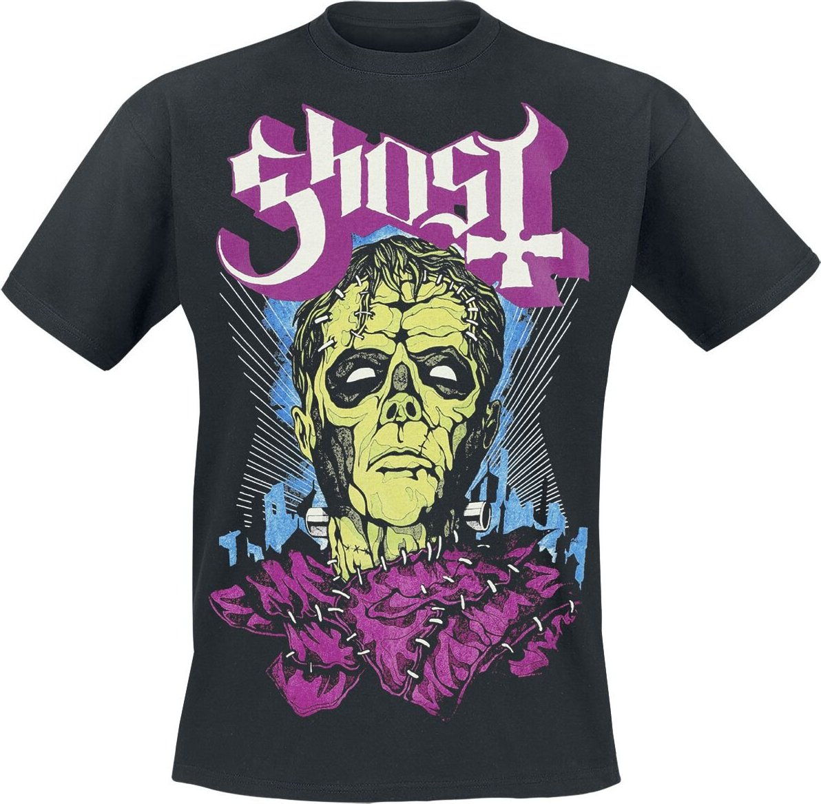 Ghost Frank - Glow In The Dark Tričko černá - RockTime.cz