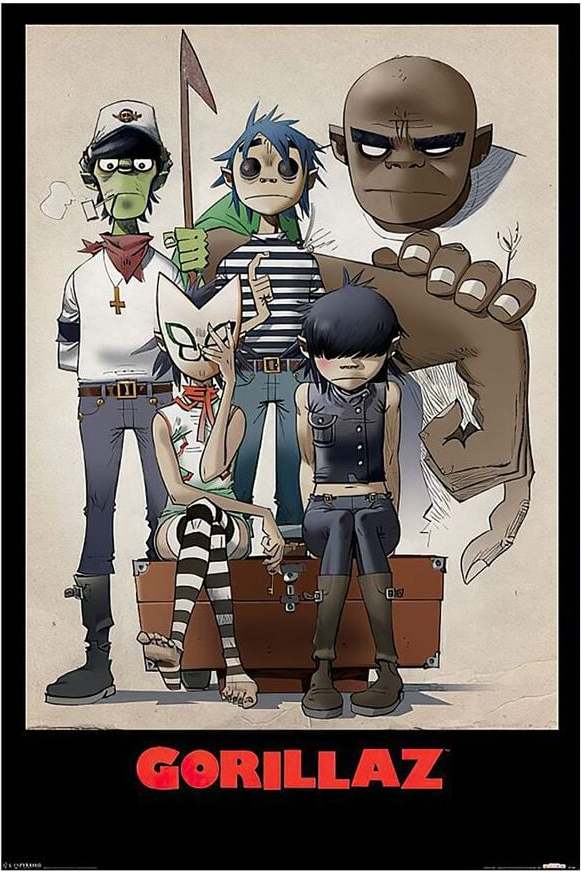 Gorillaz Characters plakát vícebarevný - RockTime.cz Gorillaz Characters plakát vícebarevný - RockTime.cz
