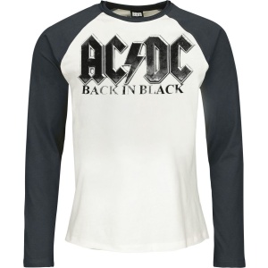 AC/DC Amplified Collection - Back In Black Baseball tričko s dlouhým rukávem vícebarevný