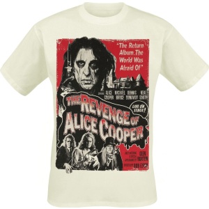 Alice Cooper 2 Color Revenge Tričko přírodní