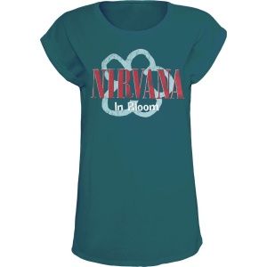 Nirvana In Bloom Dámské tričko petrolejová