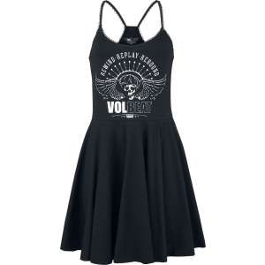 Volbeat Skull Wings Šaty černá