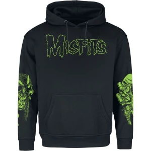 Misfits DDD My Darling Mikina s kapucí černá - RockTime.cz