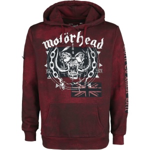 Motörhead EMP Signature Collection Mikina s kapucí bordová