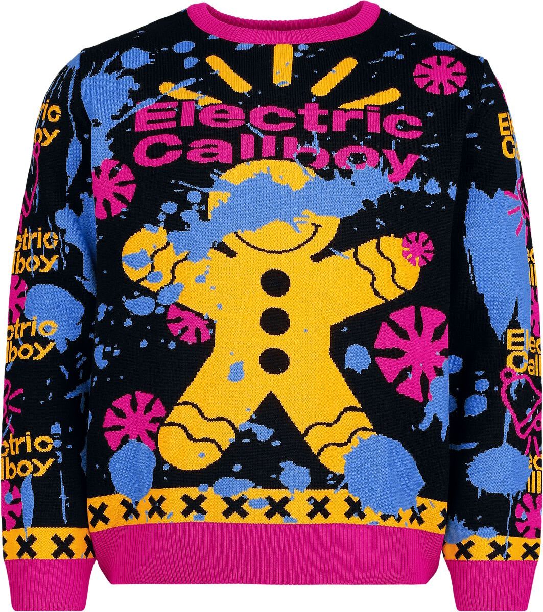 Electric Callboy Holiday Sweater Pletený svetr vícebarevný - RockTime.cz Electric Callboy Holiday Sweater Pletený svetr vícebarevný - RockTime.cz