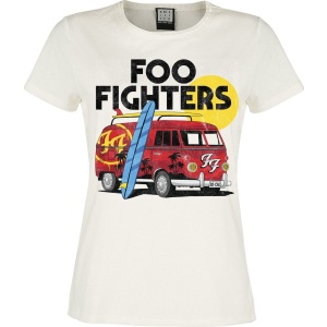 Foo Fighters Amplified Collection - Van Dámské tričko šedobílá - RockTime.cz