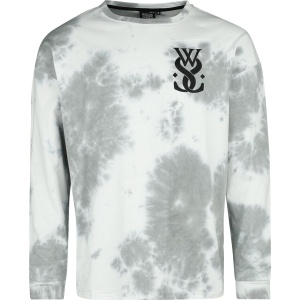 While She Sleeps EMP Signature Collection - Oversize Tričko s dlouhým rukávem bílá/šedá