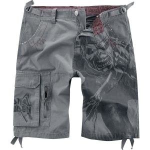 Iron Maiden EMP Signature Collection Kraťasy šedá