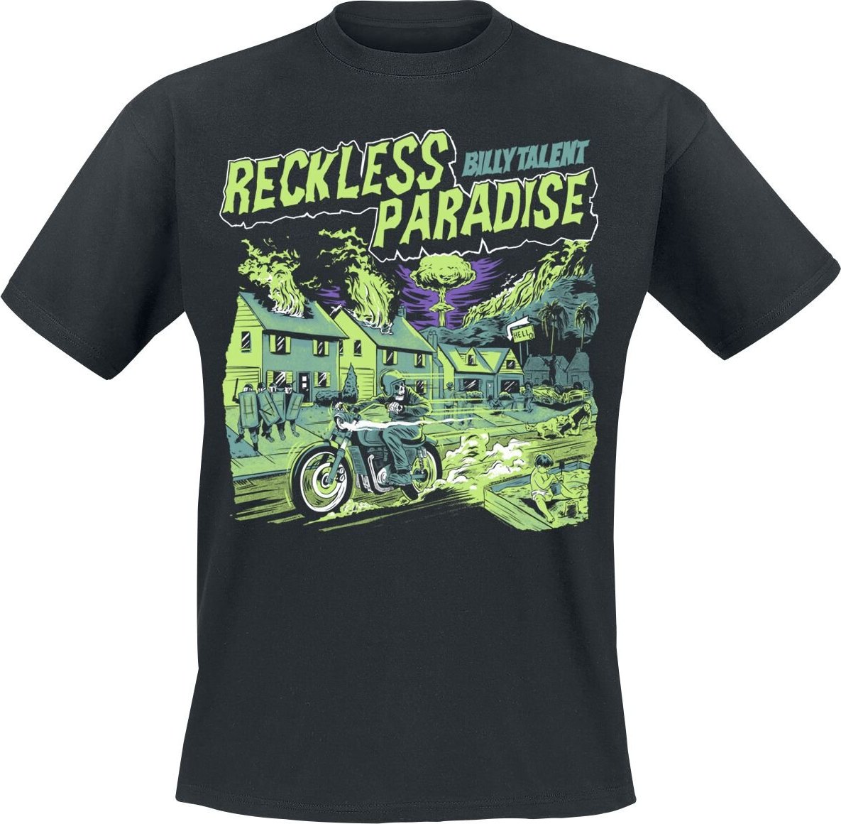 Billy Talent Reckless Paradise Tričko černá - RockTime.cz
