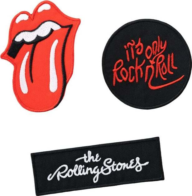The Rolling Stones Patches 3-er Set the Rolling Stones nášivka standard - RockTime.cz
