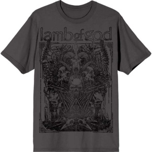 Lamb Of God Skull Altar Tričko charcoal