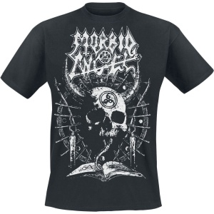 Morbid Angel Horned Skull Tričko černá