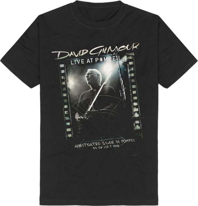 David Gilmour Live At Pompeii Tričko černá - RockTime.cz