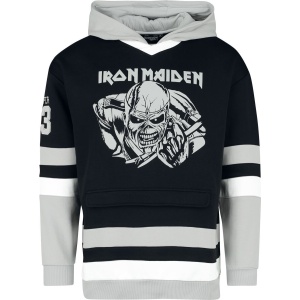 Iron Maiden EMP Signature Collection Mikina s kapucí bílá / černá / šedá