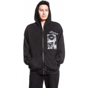 Affliction Misfits Skully Mikina s kapucí na zip černá