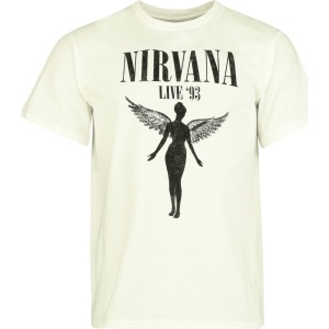 Nirvana Live '93 Tričko bílá