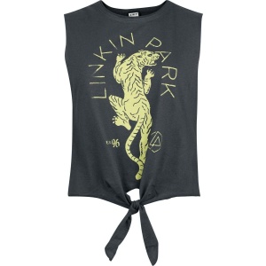 Linkin Park Amplified Collection - Tiger Dámský top charcoal - RockTime.cz