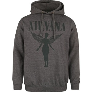 Nirvana Angel Mikina s kapucí charcoal
