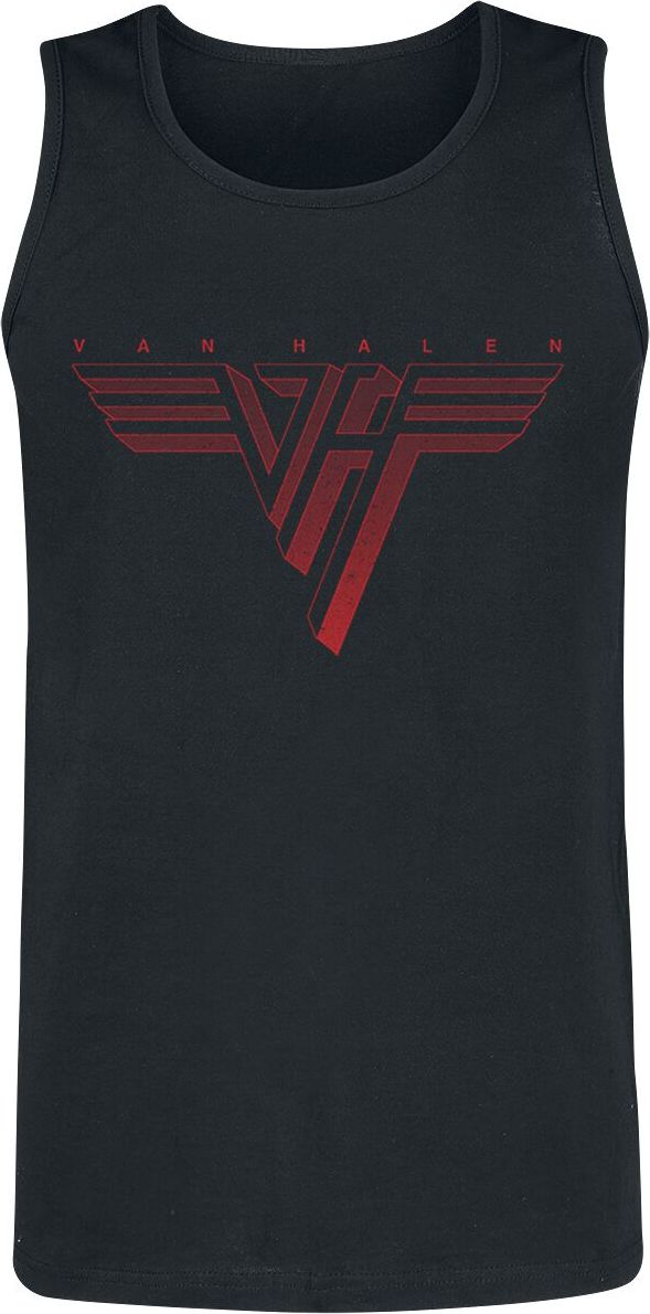 Van Halen Classic Red Logo Tank top černá - RockTime.cz Van Halen Classic Red Logo Tank top černá - RockTime.cz