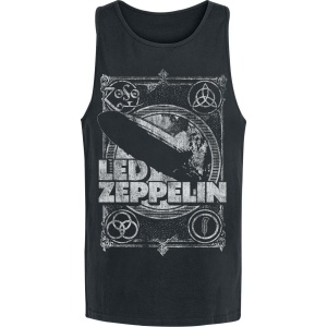 Led Zeppelin Vintage Print LZ1 Tank top černá