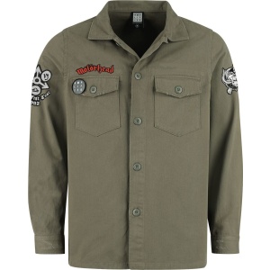 Motörhead Motörhead Military Shirt - Shacket Košile khaki