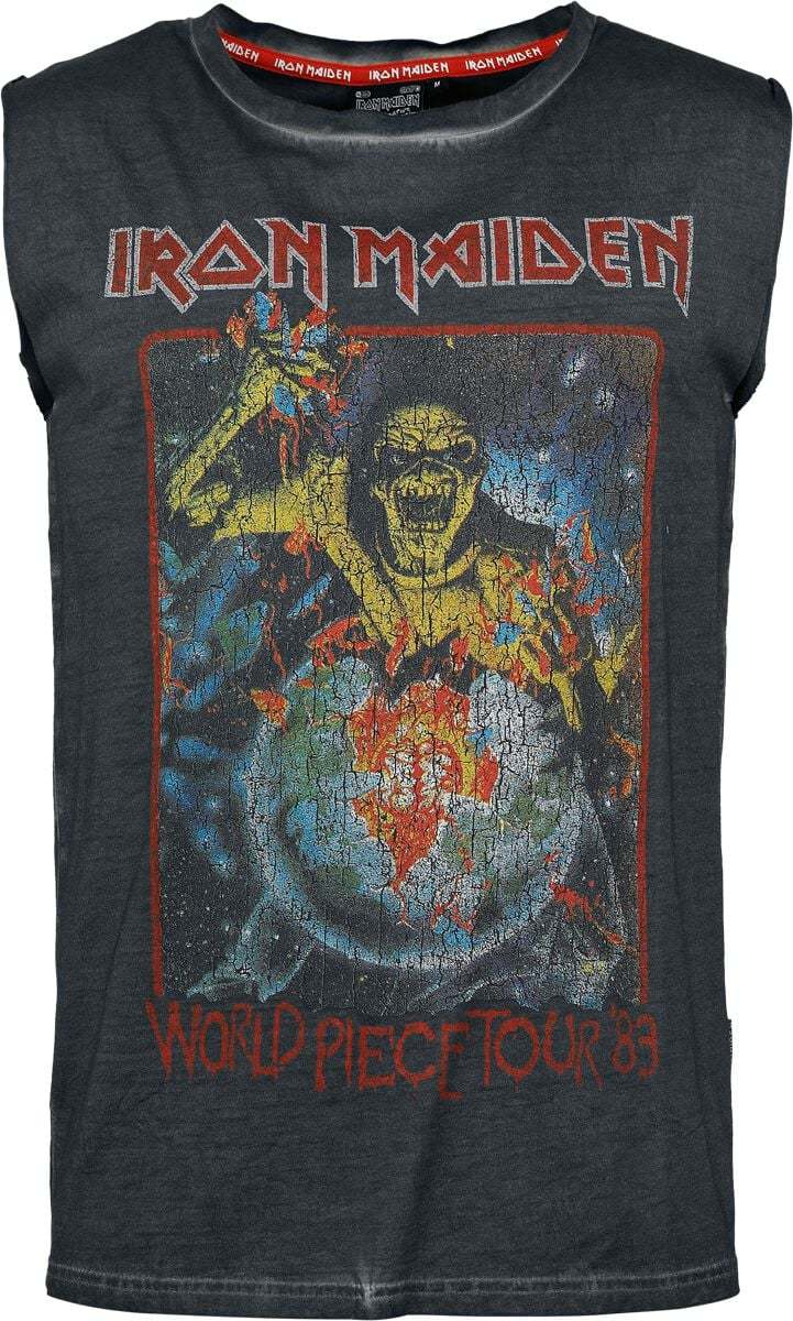 Iron Maiden EMP Signature Collection Tank top tmavě šedá - RockTime.cz