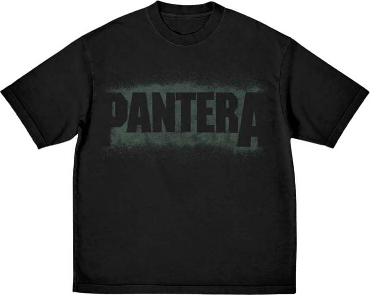 Pantera Spray Logo Tričko černá - RockTime.cz