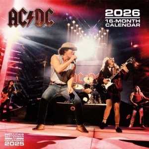 AC/DC Wandkalender 2026 Nástenný kalendář vícebarevný
