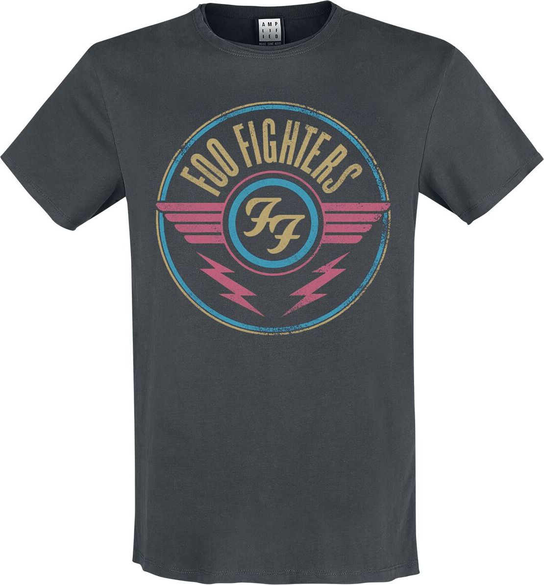 Foo Fighters Amplified Collection - Air Tričko charcoal - RockTime.cz Foo Fighters Amplified Collection - Air Tričko charcoal - RockTime.cz