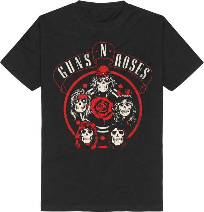 Guns N' Roses Appetite Circle Tričko černá - RockTime.cz Guns N' Roses Appetite Circle Tričko černá - RockTime.cz