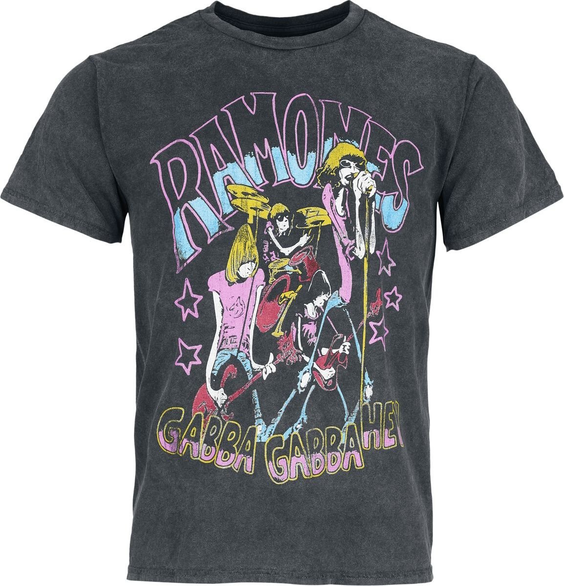 Ramones Gabba Gabba Tričko černá - RockTime.cz Ramones Gabba Gabba Tričko černá - RockTime.cz