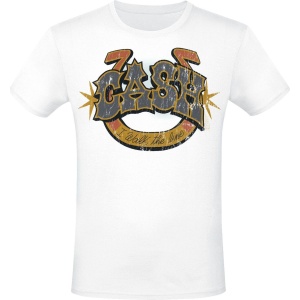 Johnny Cash Walk The Line Tričko bílá