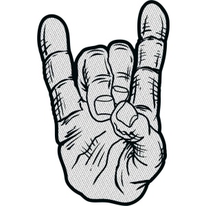 Devil Horns nášivka standard