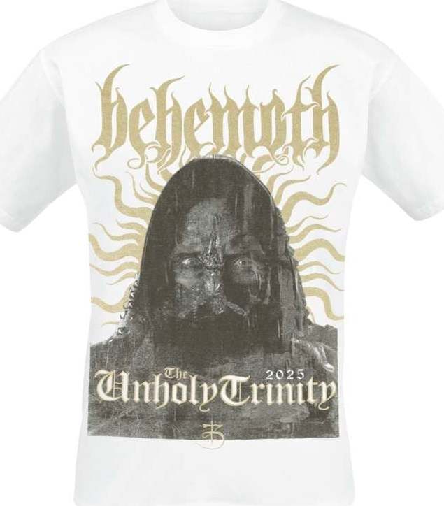 Behemoth Trinity - The Unholy Trinity Tour 2025 Tričko bílá - RockTime.cz