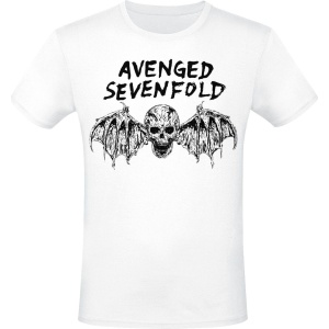 Avenged Sevenfold Bat Tričko bílá