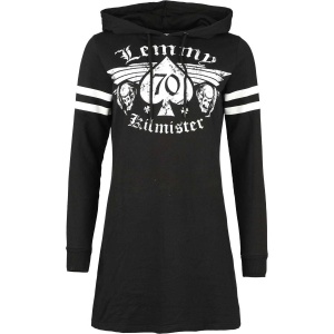 Lemmy Kilmister Lemmy Forever Šaty s kapucí černá