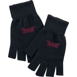 Slipknot Logo rukavice bez prstů černá