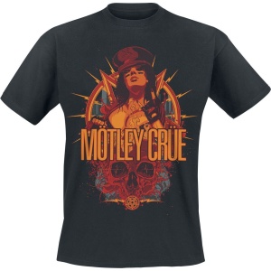 Mötley Crüe MC Girl Tričko černá
