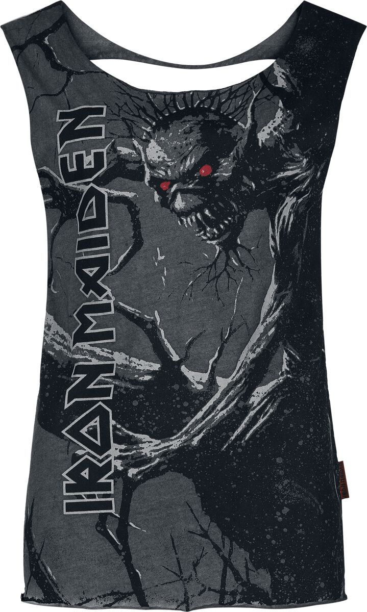 Iron Maiden EMP Signature Collection Dámský top tmavě šedá - RockTime.cz