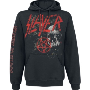 Slayer Skull Mikina s kapucí černá
