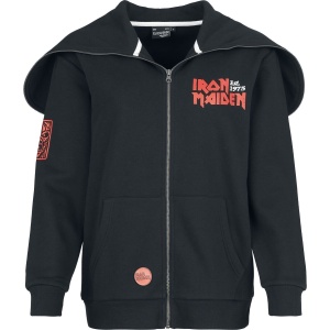 Iron Maiden EMP Signature Collection Dámská mikina s kapucí na zip černá - RockTime.cz