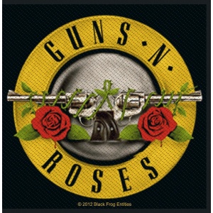 Guns N' Roses Bullet Logo nášivka vícebarevný