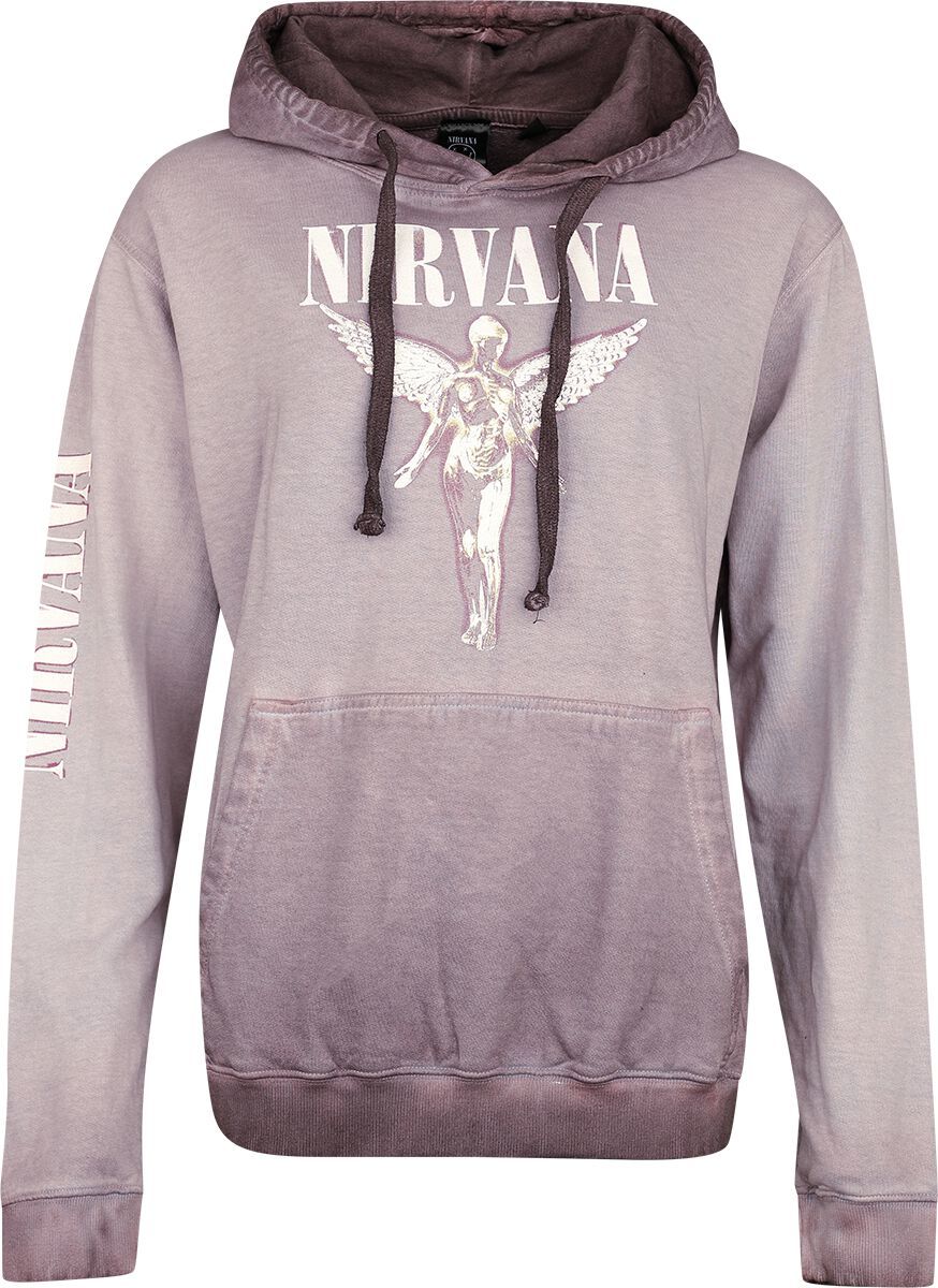 Nirvana Angel Dámská mikina s kapucí purpurová - RockTime.cz Nirvana Angel Dámská mikina s kapucí purpurová - RockTime.cz