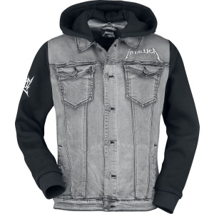 Metallica EMP Signature Collection Džínová bunda světle šedá / černá - RockTime.cz