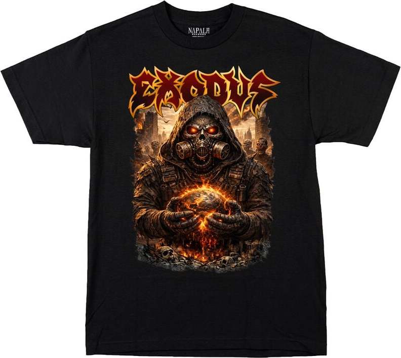 Exodus No Gods No Masters No Mercy Tričko černá - RockTime.cz
