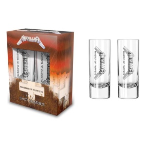 Metallica Master Of Puppets sada sklenicek transparentní