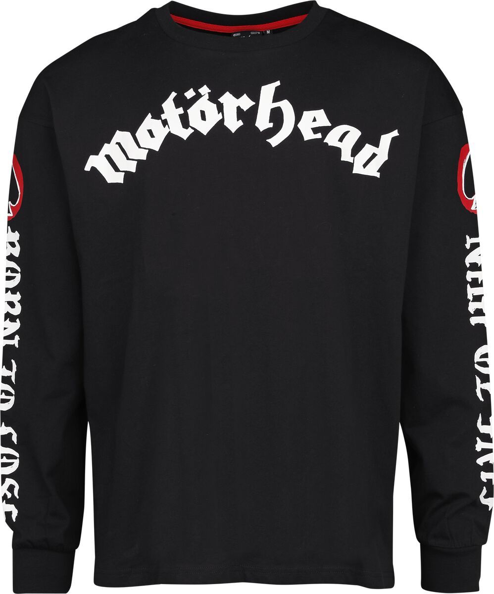 Motörhead EMP Signature Collection - Oversize Tričko s dlouhým rukávem černá - RockTime.cz