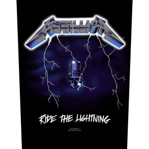 Metallica Ride The Lightning nášivka na záda černá