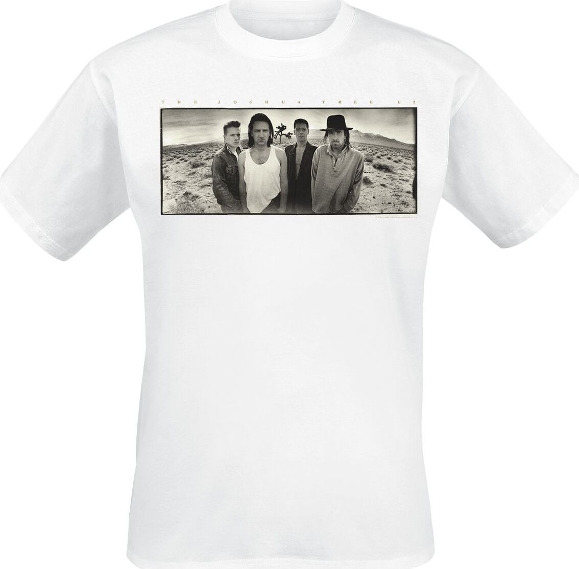 U2 Joshua Tree Tričko bílá - RockTime.cz