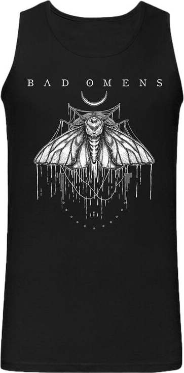 Bad Omens Moth Tank top černá - RockTime.cz
